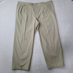 VTG Burberrys Leisure Men's Beige Pleated Chino Pants Talla 60 US Size 44x27